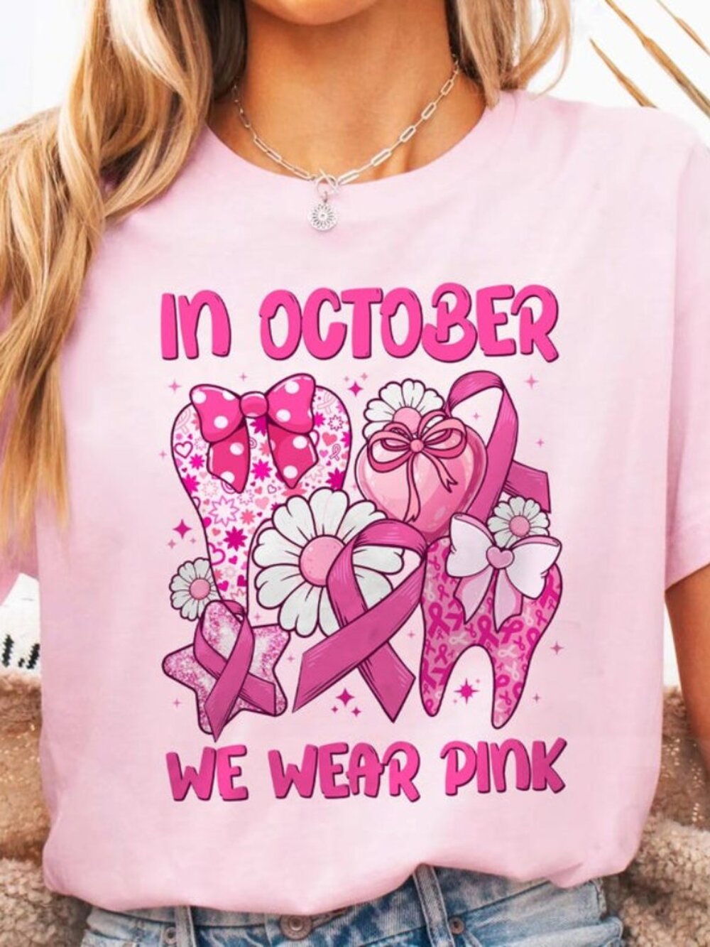 Dental Breast Cancer Awareness T-Shirt